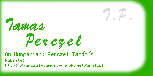 tamas perczel business card